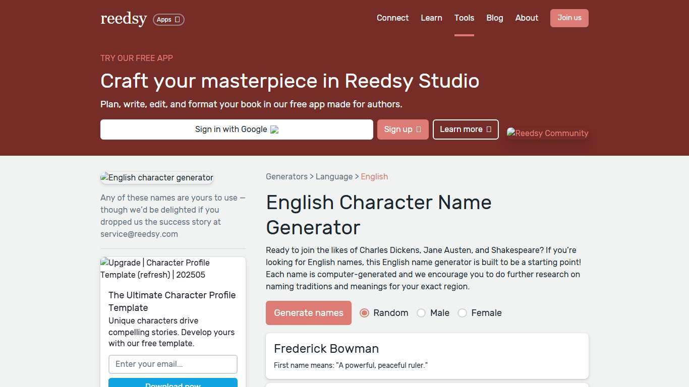 English Name Generator • The ULTIMATE Bank of 50,000+ Names